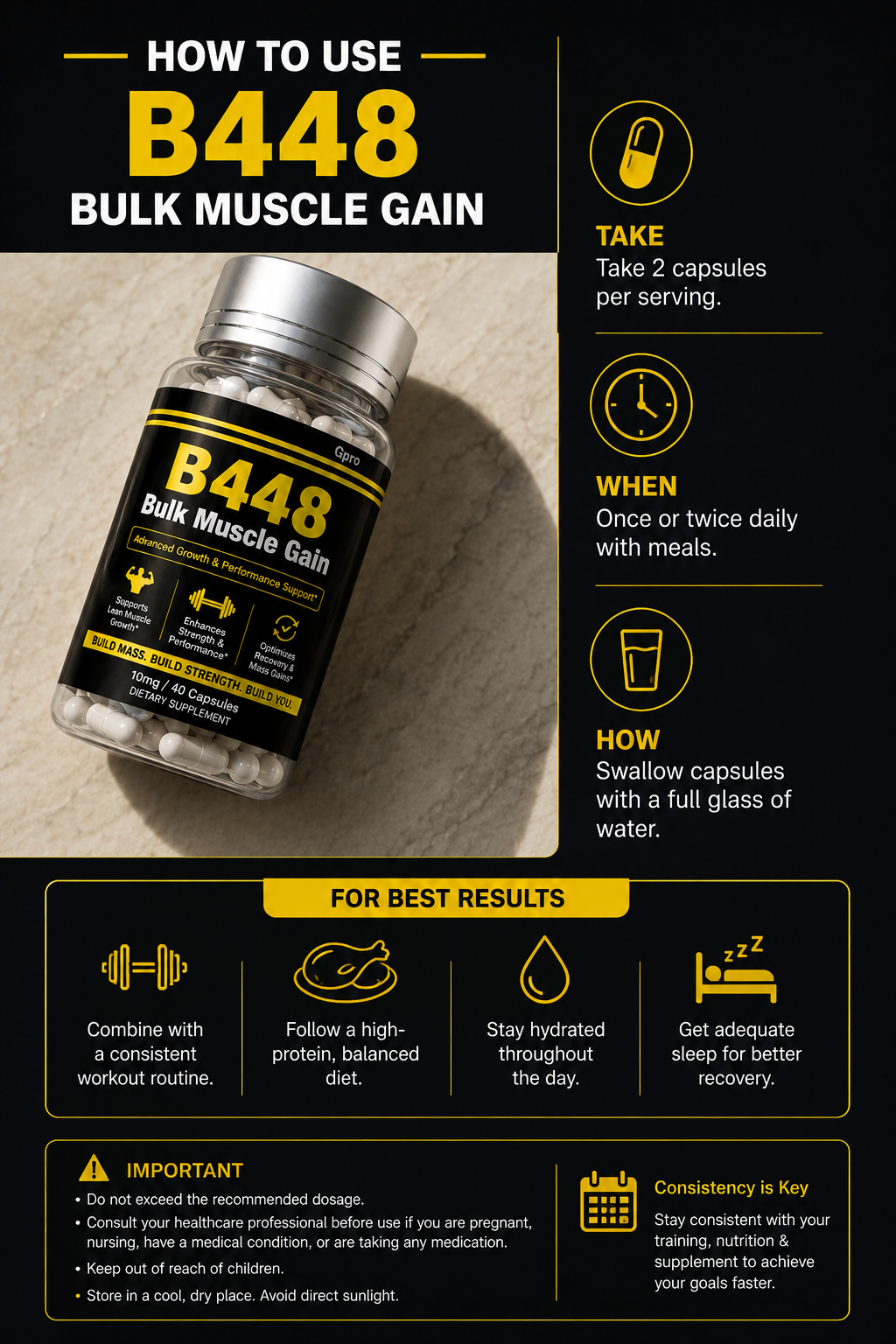 B448 Bulk Muscle Gain